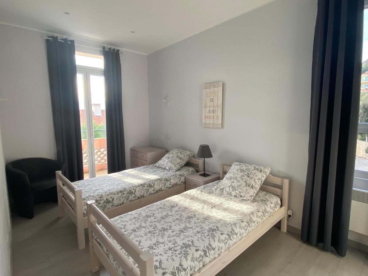Agreable 3 Pieces Climatise Avec Vue Mer Et Parking Villefranche-sur-Mer Exterior foto